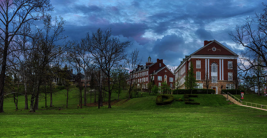 Davis And Elkins College Campus At Dusk Photograph by Mountain Dreams ...