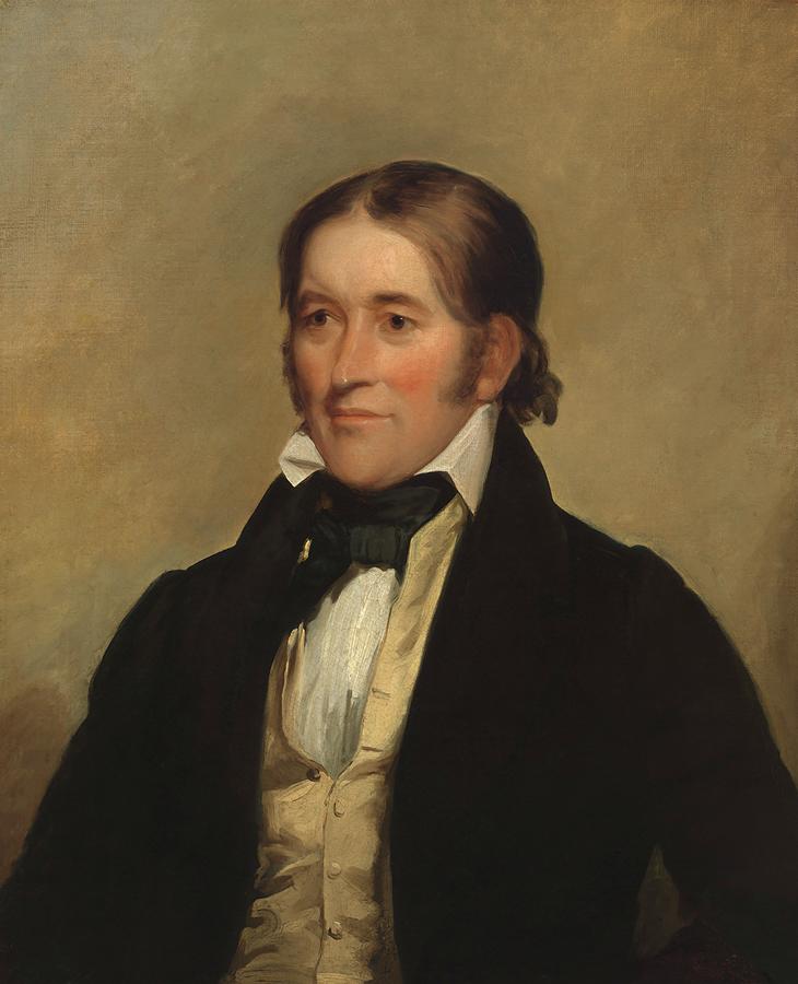 Davy Crockett Painting by Chester Harding - Pixels