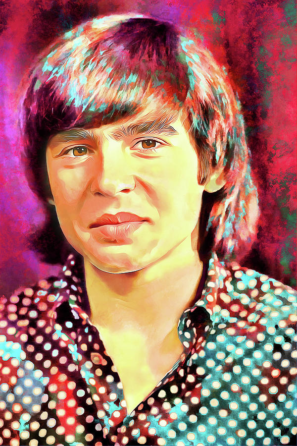 The Monkees Mixed Media - Davy Jones Tribute Art Daydream Believer by The Rocker Chic