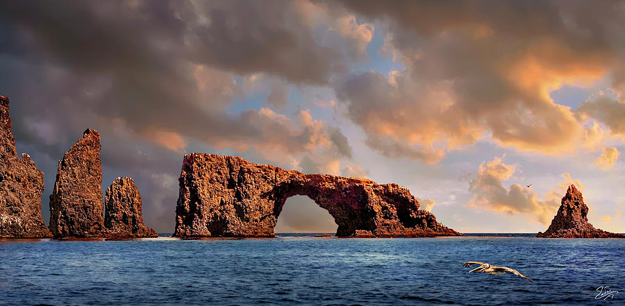 Dawn At Arch Rock Photograph by Endre Balogh