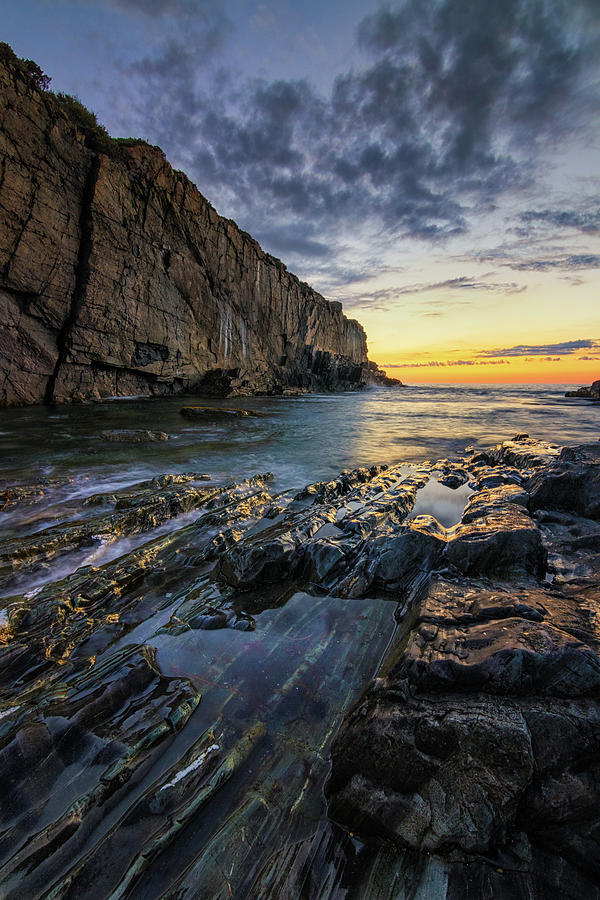 Dawn at Bald Head Cliff Photograph by Kristen Wilkinson