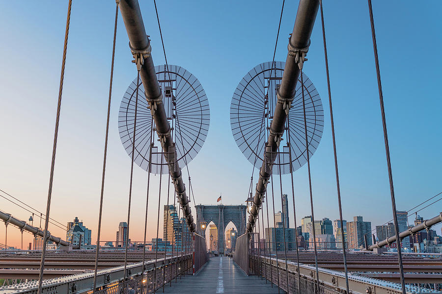 Dawn at Brooklyn Bridge Photograph by Francesco Riccardo Iacomino