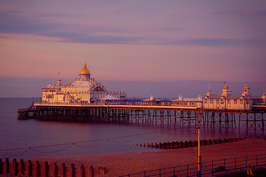 Pier Photograph - Dawn At Eastbourne Pier by Chris Lord
