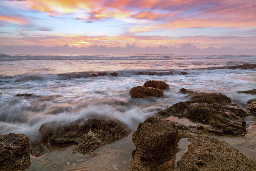 Dawn at Marineland, Florida Photograph by Dawna Moore Photography
