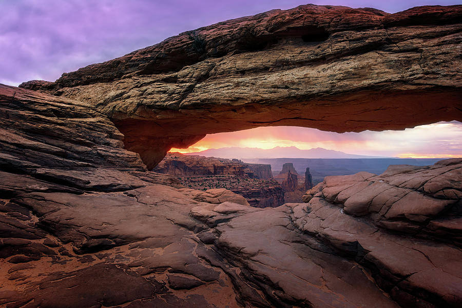 National Parks Photograph - Dawn at Mesa Arch by Rick Berk