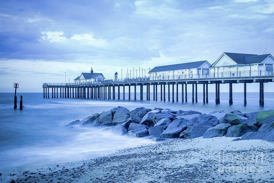 Pier Photograph - Dawn at Southwold Pier by Colin and Linda McKie
