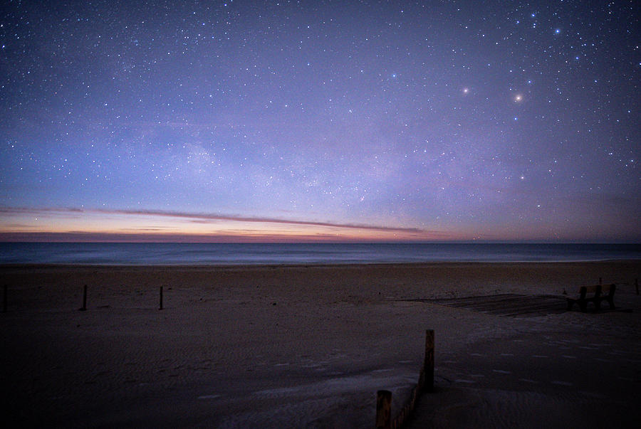 Dawn at the Beach Photograph by Carol Ward