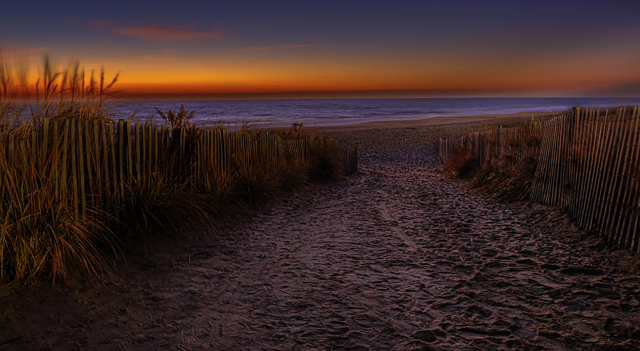 Dawn Begins Along Bethany Beach Photograph by David Kay