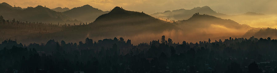 Dawn In Shan State Myanmar Photograph