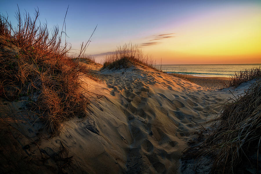 Nature Photograph - Dawn in the Outer Banks by Rick Berk