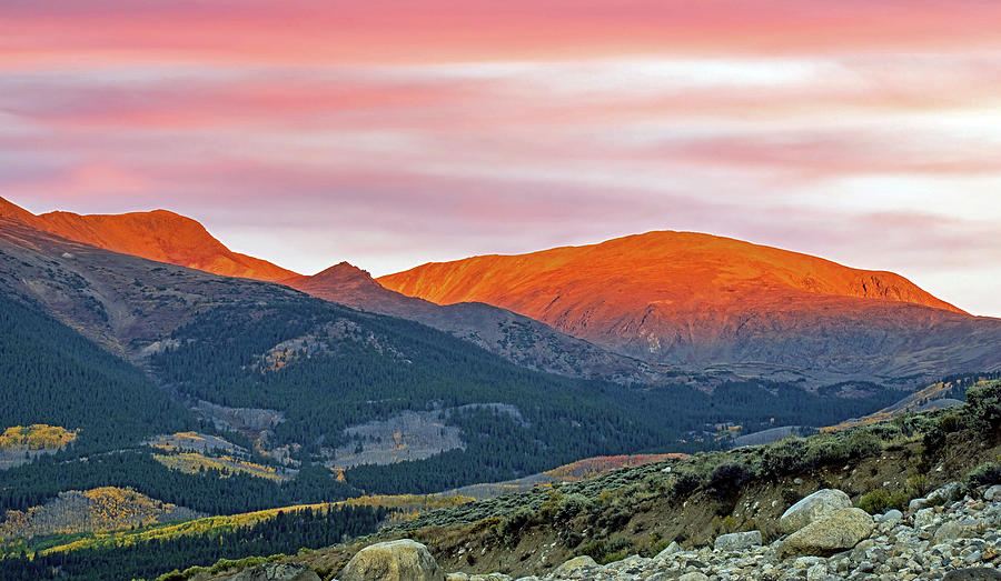 Mountain Photograph - Dawn in the Sawatch Range by Brian Kerls