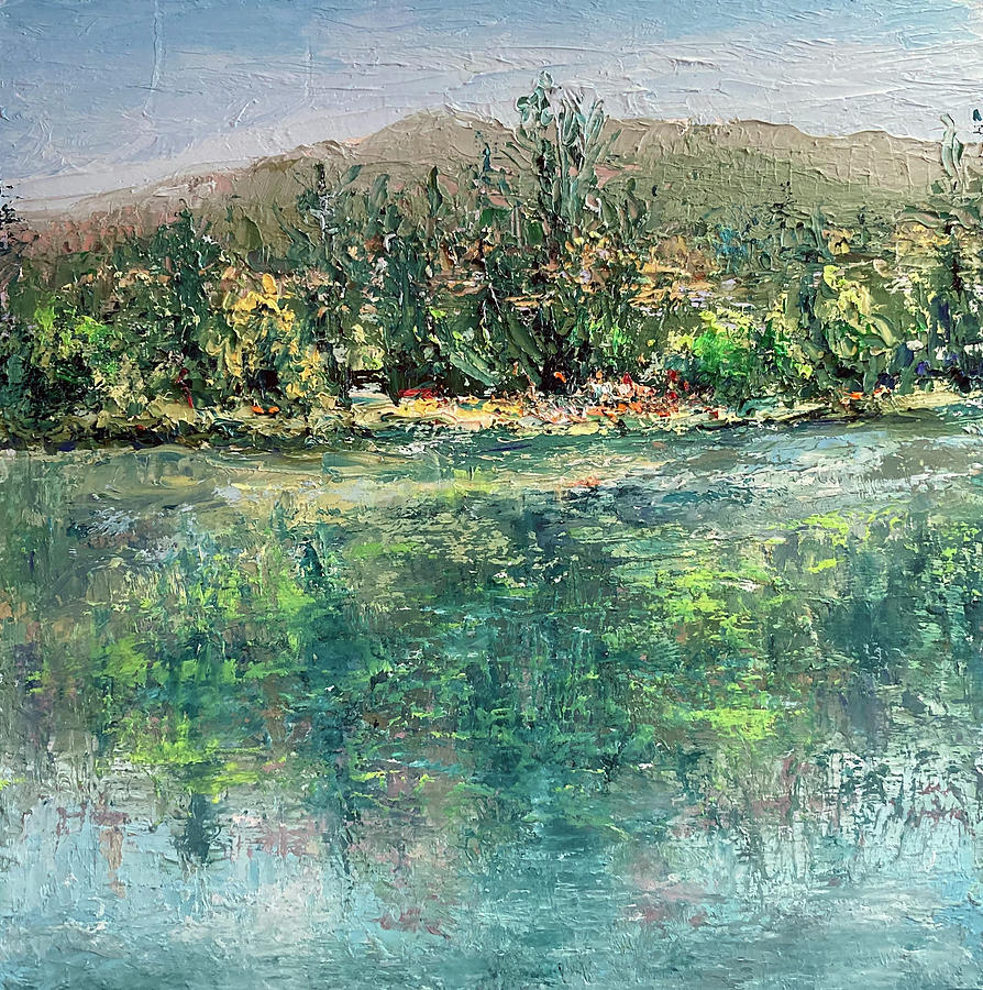 Dawn Lake Painting