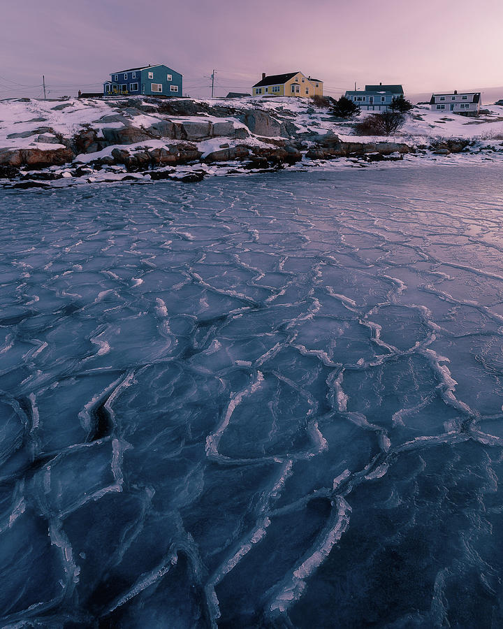 Dawn light on sea ice Photograph by Murray Rudd