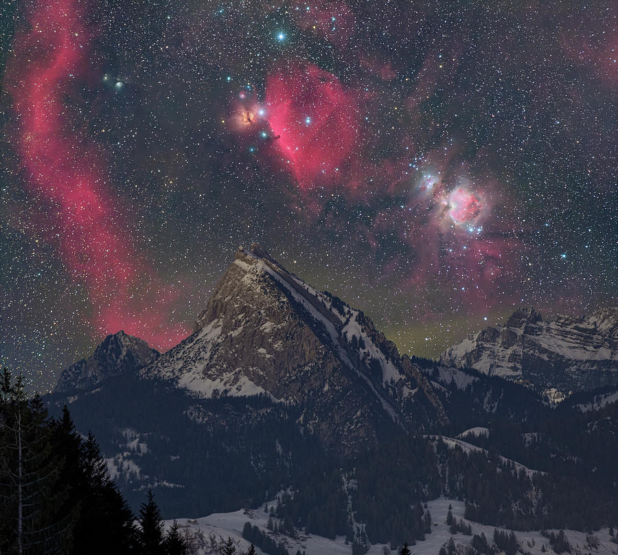Mountain Photograph - Dawn of Orion by Ralf Rohner