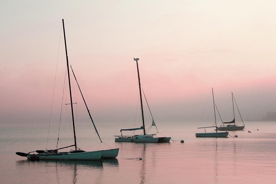 Dawn on Lake Michigan Photograph by Robert Carter