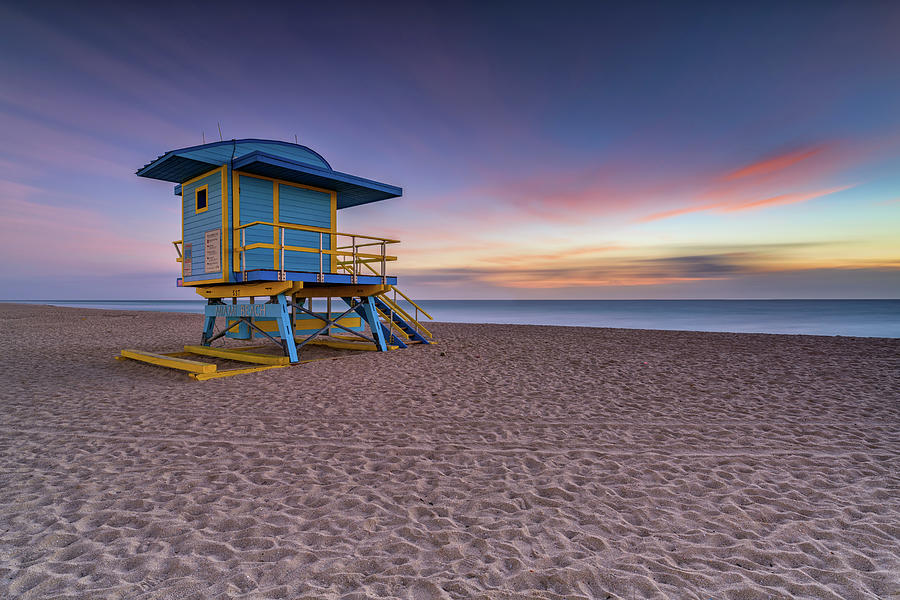 Miami Photograph - Dawn on South Beach by Rick Berk