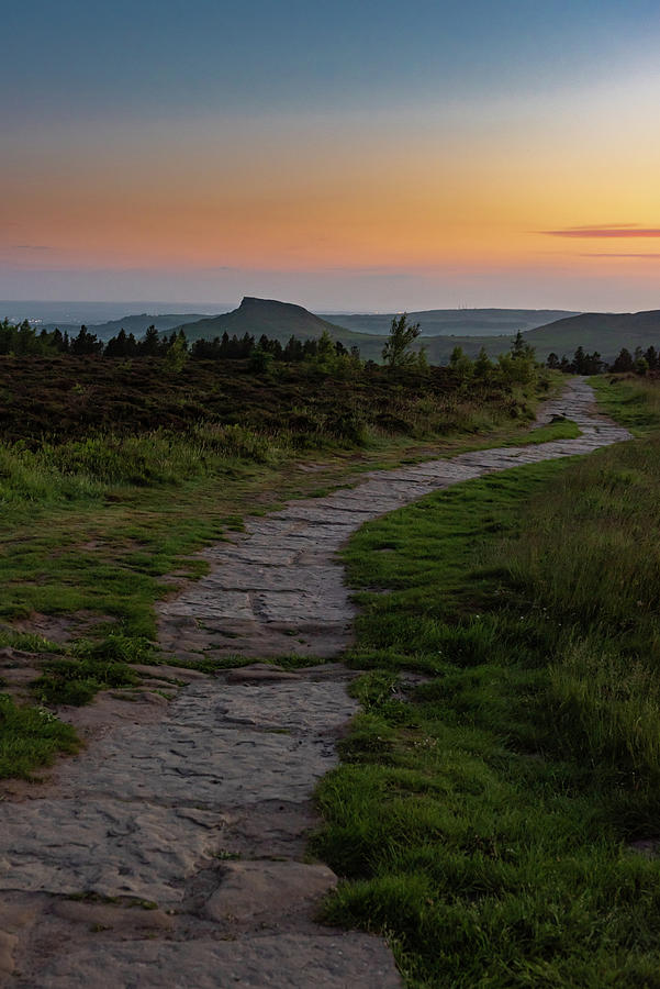 Dawn on the Cleveland Way Photograph by Gary Eason