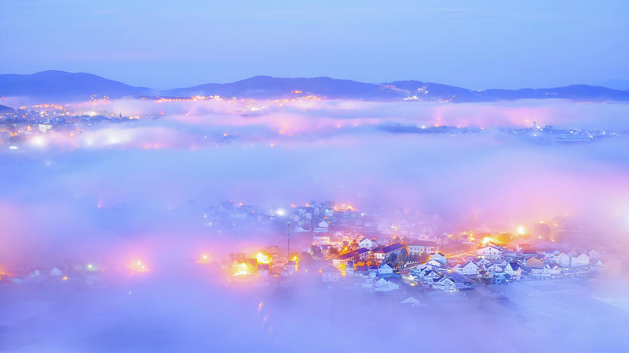 Dawn On The Fog City Photograph by Khanh Bui Phu