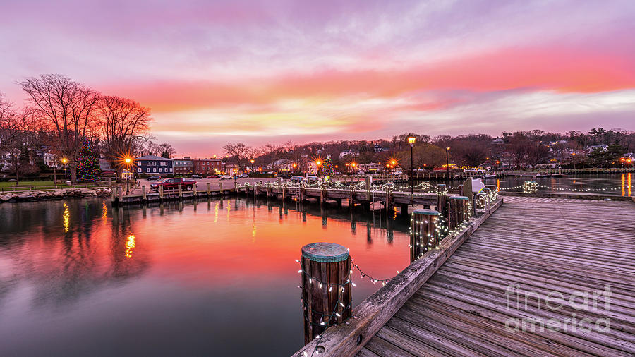 Dawn Over Northport Harbor Photograph by Sean Mills