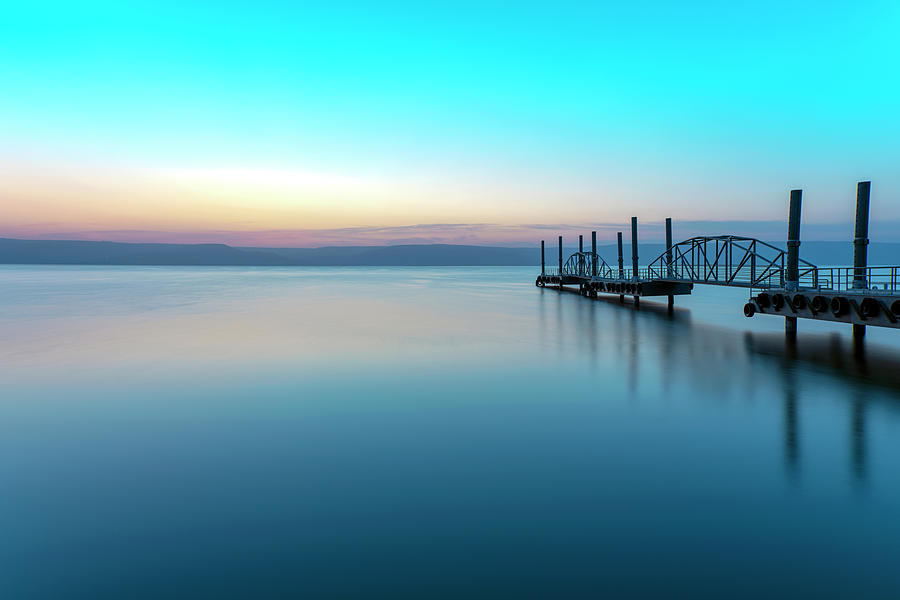 Dawn over the Sea of Galilee 1 Photograph by Dubi Roman