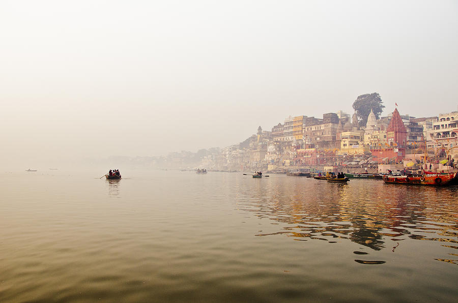 Dawn over Varanasi Photograph by Chuong Vu