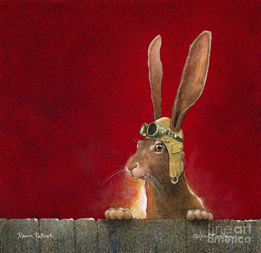 Jack Rabbit Painting - Dawn Patrol... by Will Bullas