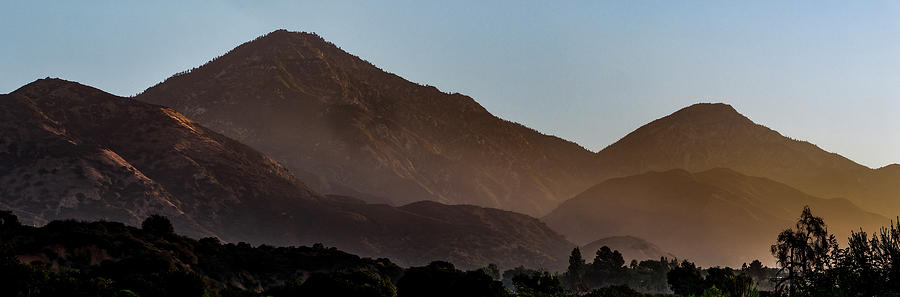 Dawn Strikes Mount Baldy Photograph by Jim Wilce