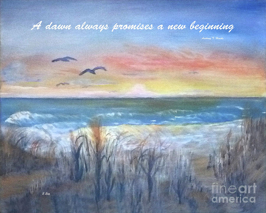 Dawns Promises Poster Painting by Sharon Williams Eng
