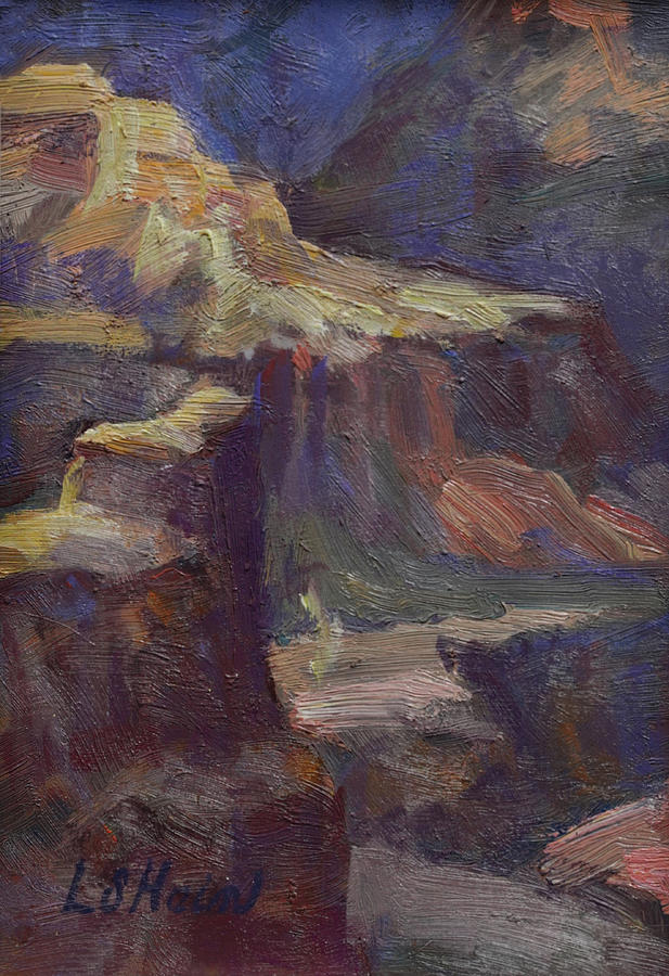 Grand Canyon National Park Painting - Day 1 - Keep it Simple by Laurie Snow Hein