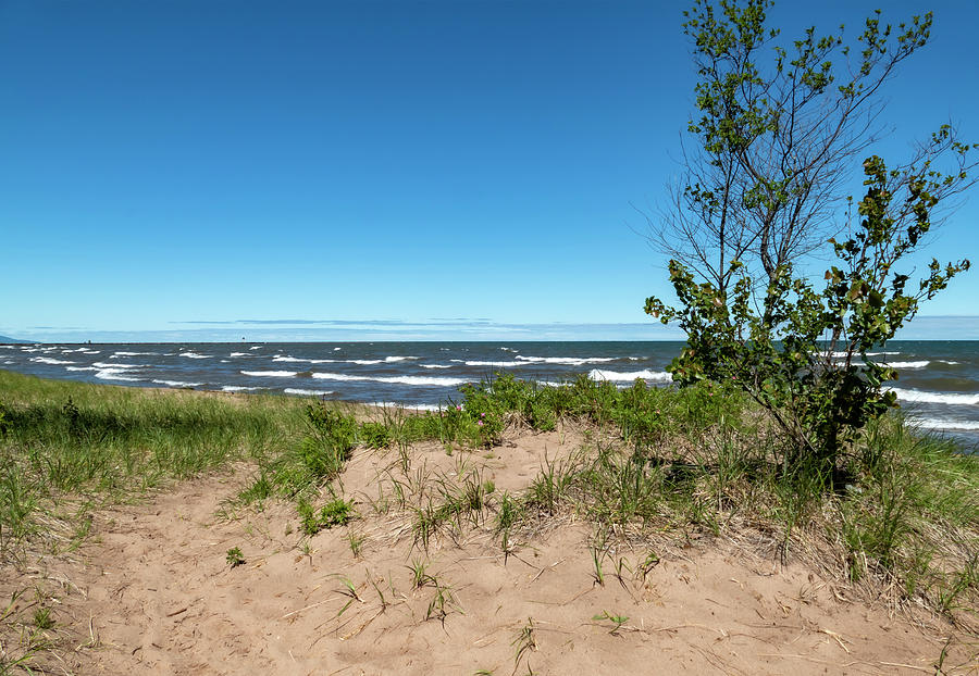 Day at the Beach Lake Superior Photograph by Sandra Js