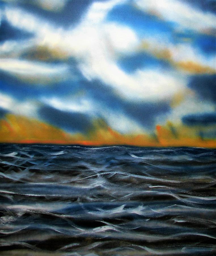 Day Break Sea Painting by Joan Stratton