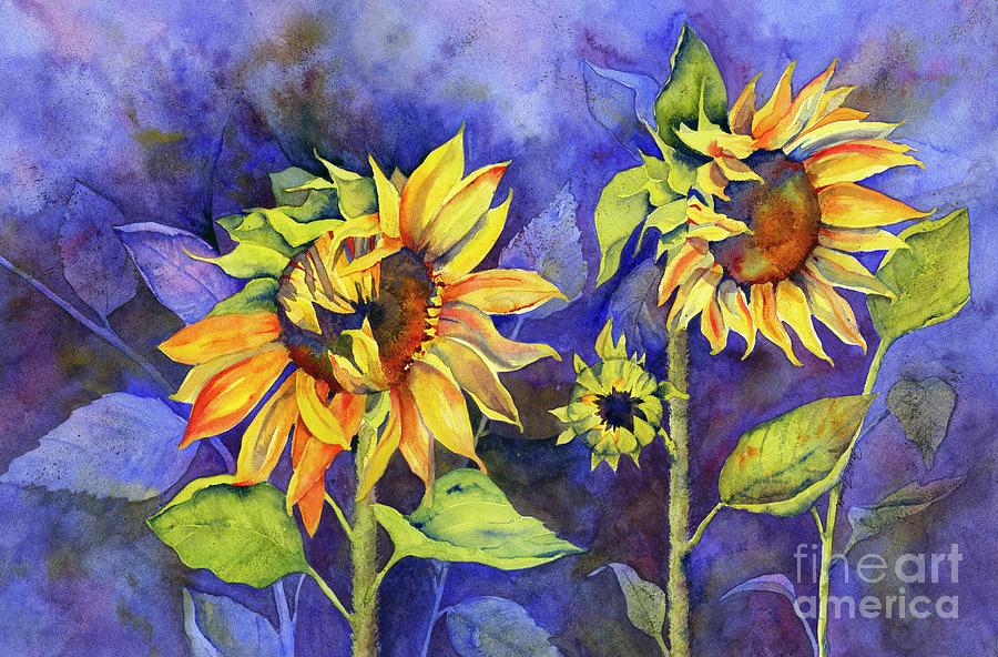 Sunflower Painting - Day Dreaming by Jackie Friesth