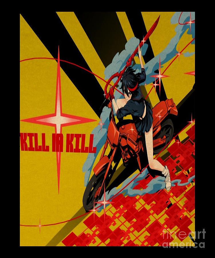 Day Gift for La Kill Japanese Kill Tv Anime Gifts Music Fans Drawing by ...