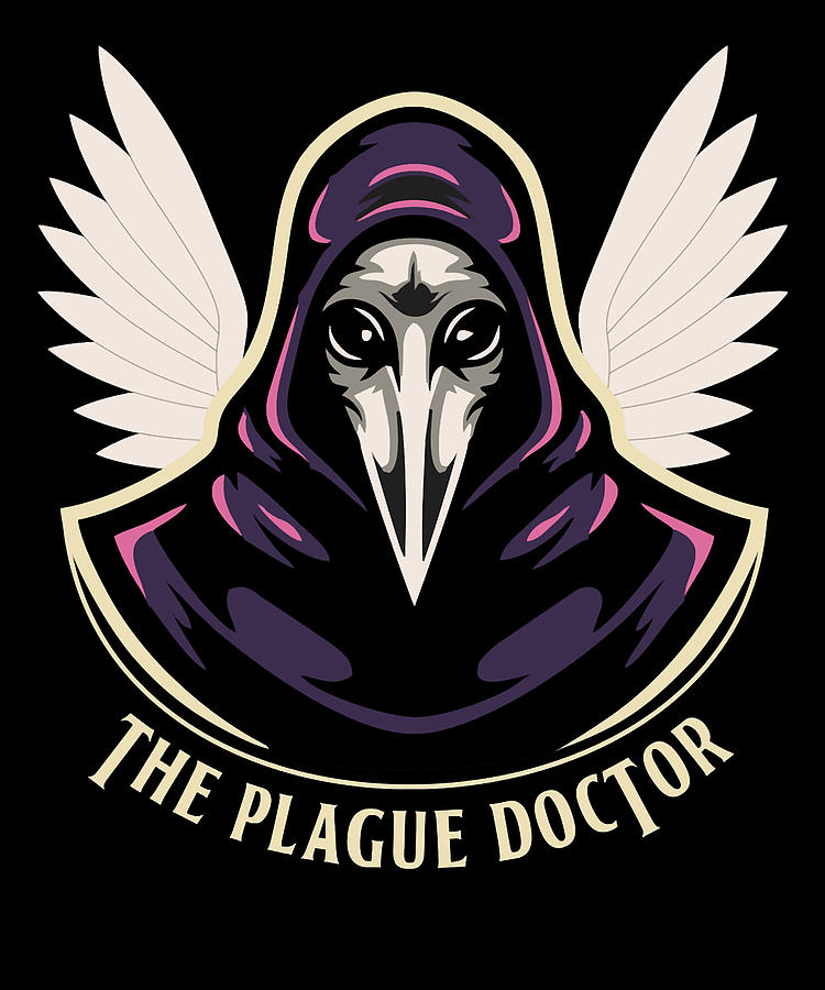 Day Gift for Plague Symbol Of Doctor Death Disease Funny Fans Drawing ...