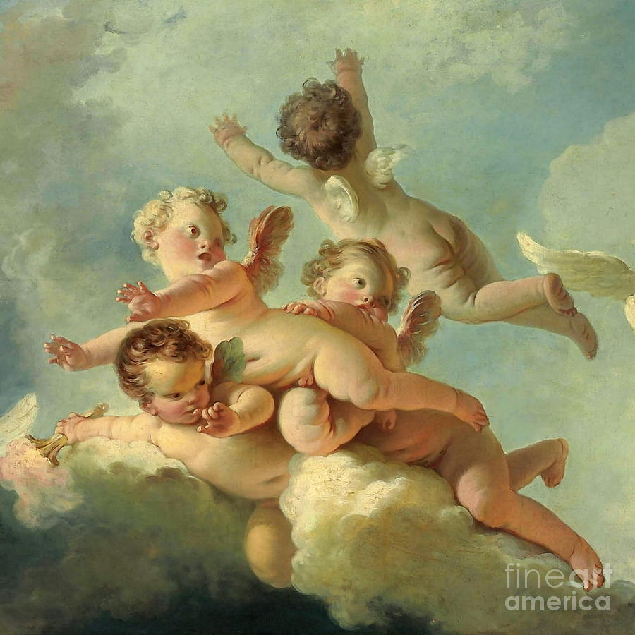 Day Painting by Jean-Honore Fragonard
