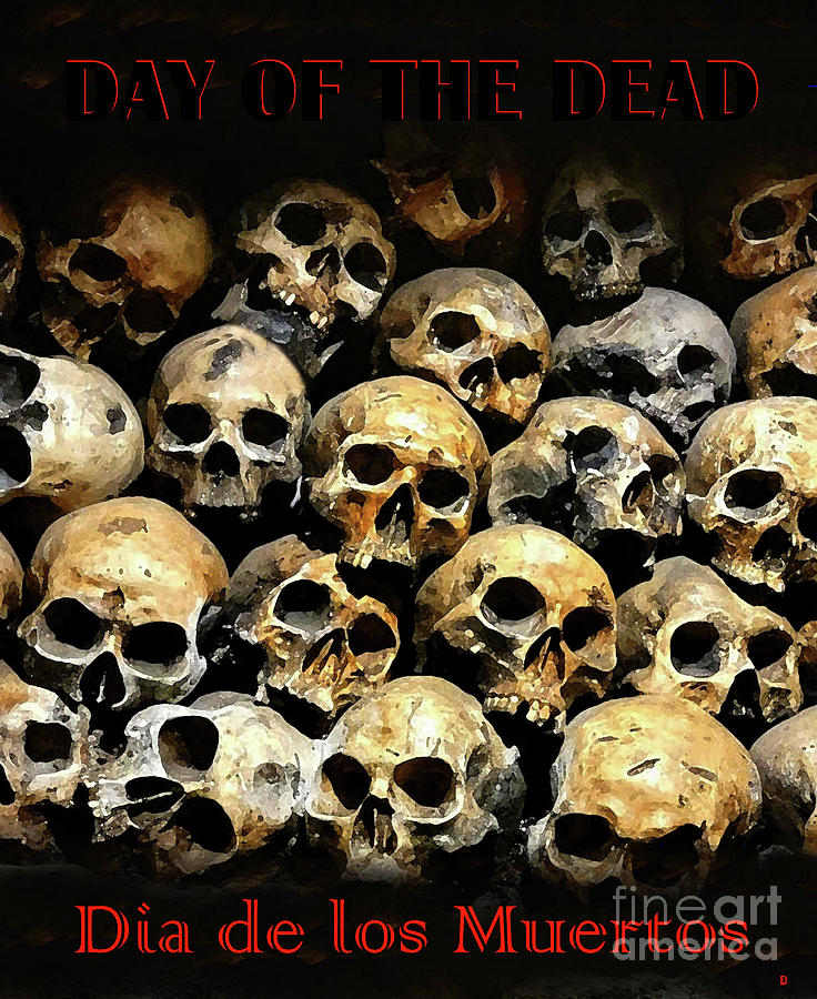 Day of the Dead Mexican Holiday Mixed Media by David Lee Thompson