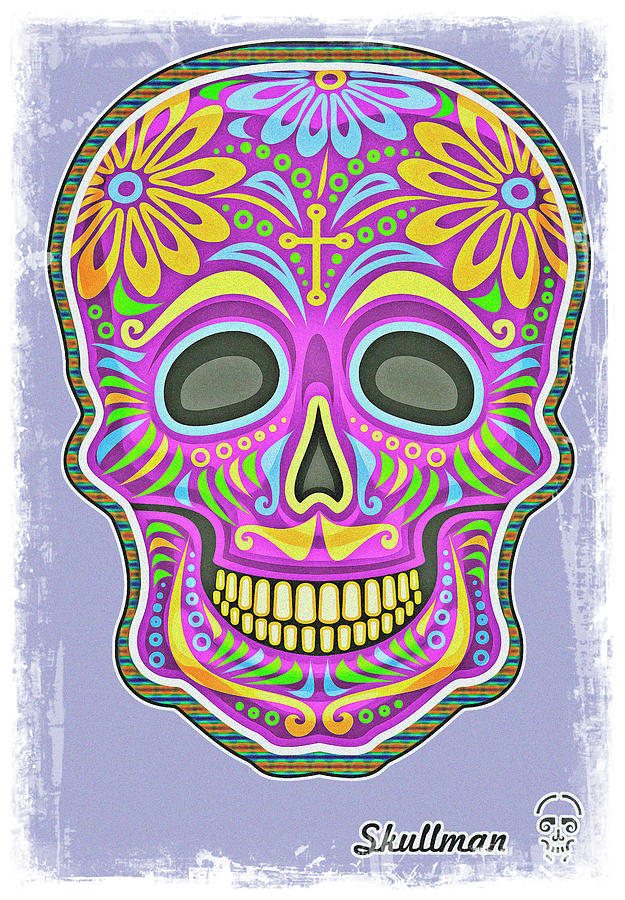 Day Of The Dead Skull 12 Digital Art