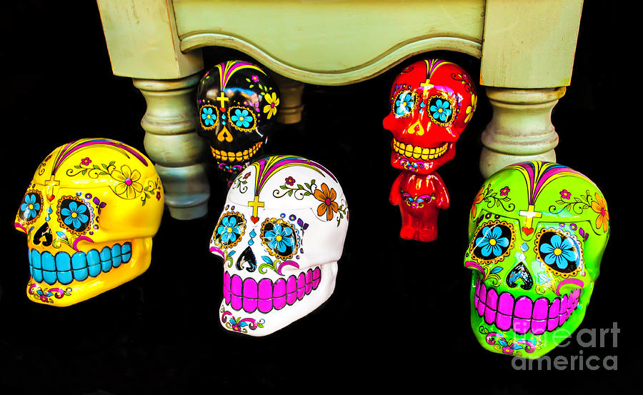 Day Of The Dead Skulls Photograph by Frances Ann Hattier