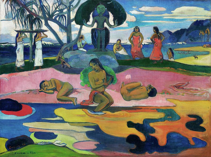 Day of the God Photograph by Paul Gaugin Day of the God Photograph by Paul Gaugin