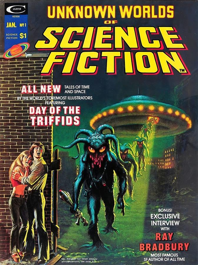 Day Of Triffids Ufo Alien Invasion Comic Book Cover Digital Art by ...