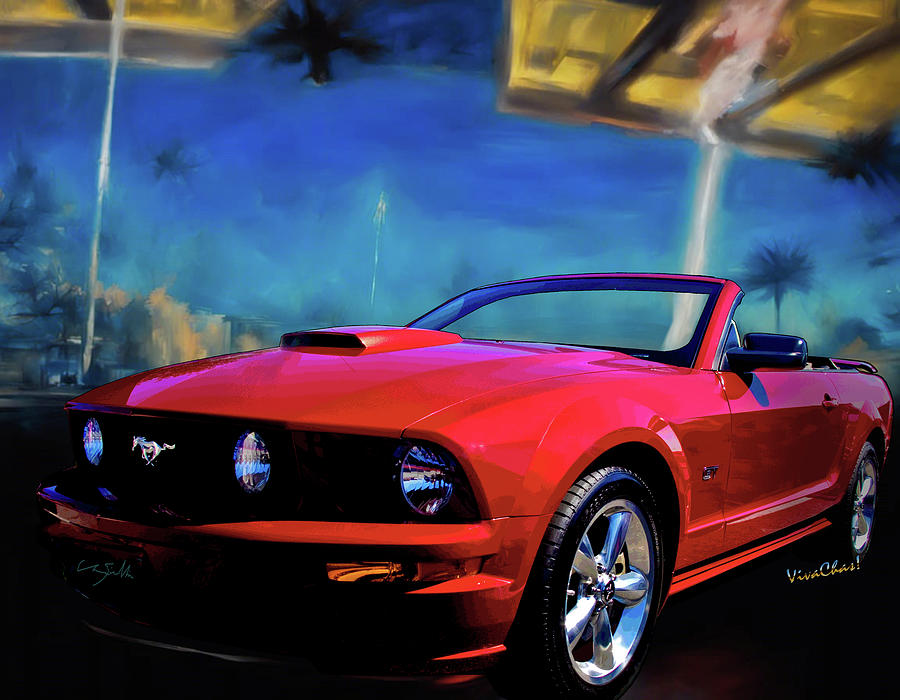 Day One of My First Mustang Digital Art by Chas Sinklier