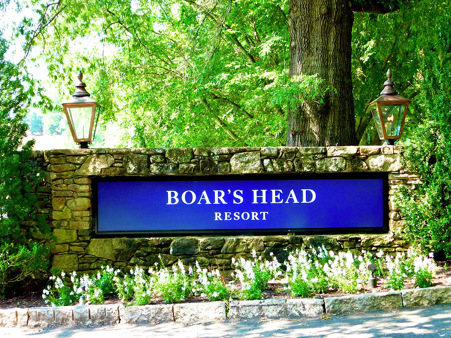 Sign Photograph - Day Trip to Boars Head - Charlottesville, VA by Arlane Crump