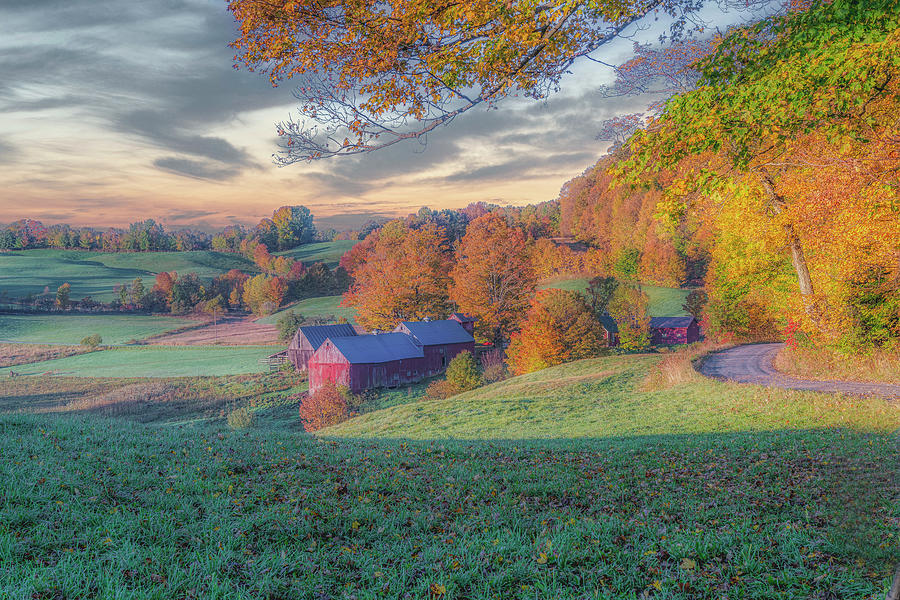 Daybreak at Jenne Farm Photograph by Penny Polakoff