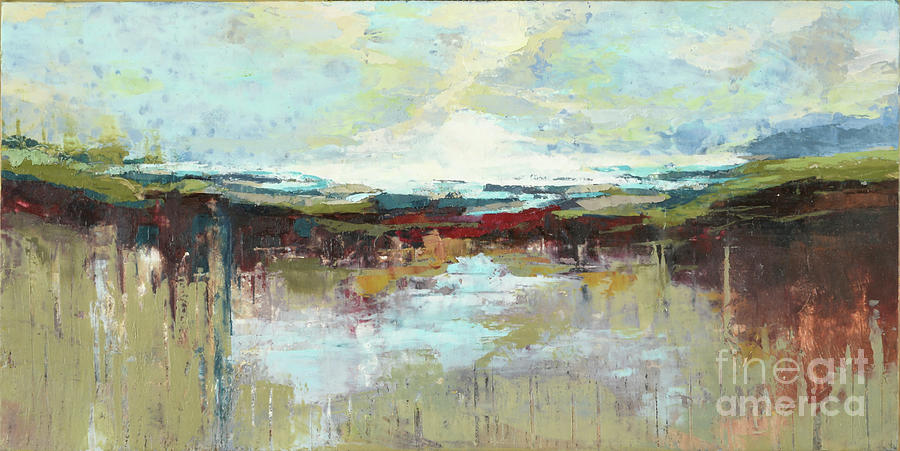 Daybreak Coastal Wetlands Painting by PJ Kirk
