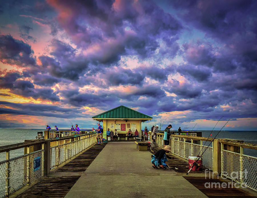 Daybreak on the Pier Photograph by Nick Zelinsky Jr