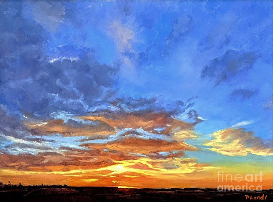 Daybreak on the Plains Painting by Pamela Lendi - Fine Art America