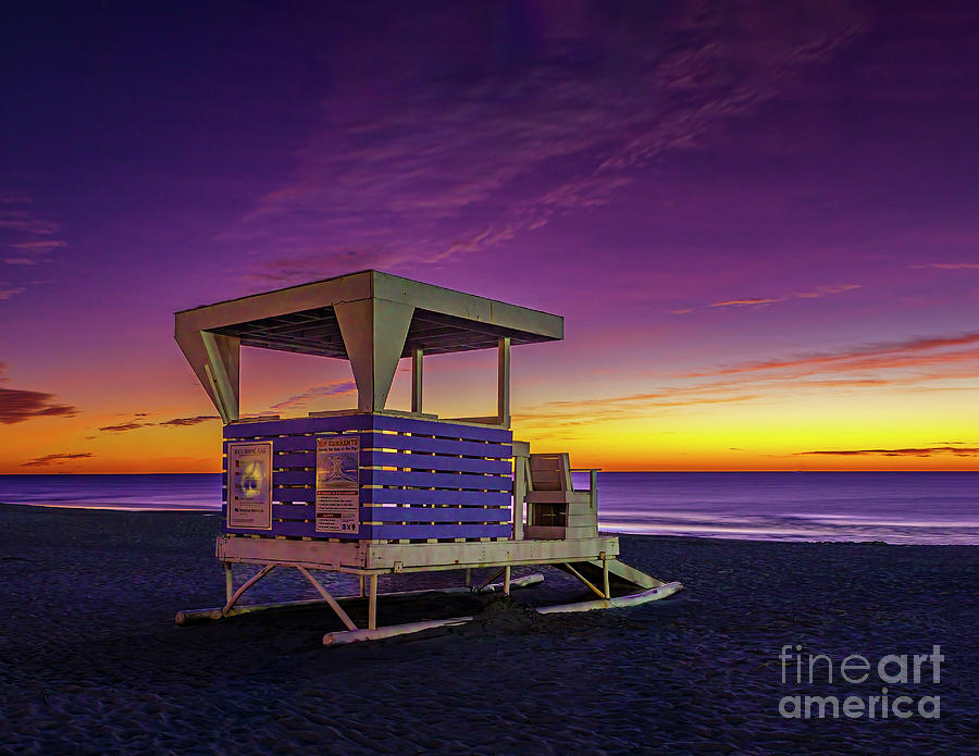 Daybreak on Tybee Island Beach Photograph by Nick Zelinsky Jr