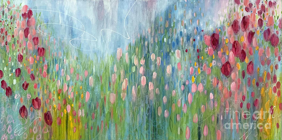 Daydreams 2 Painting by Cheryl Rhodes