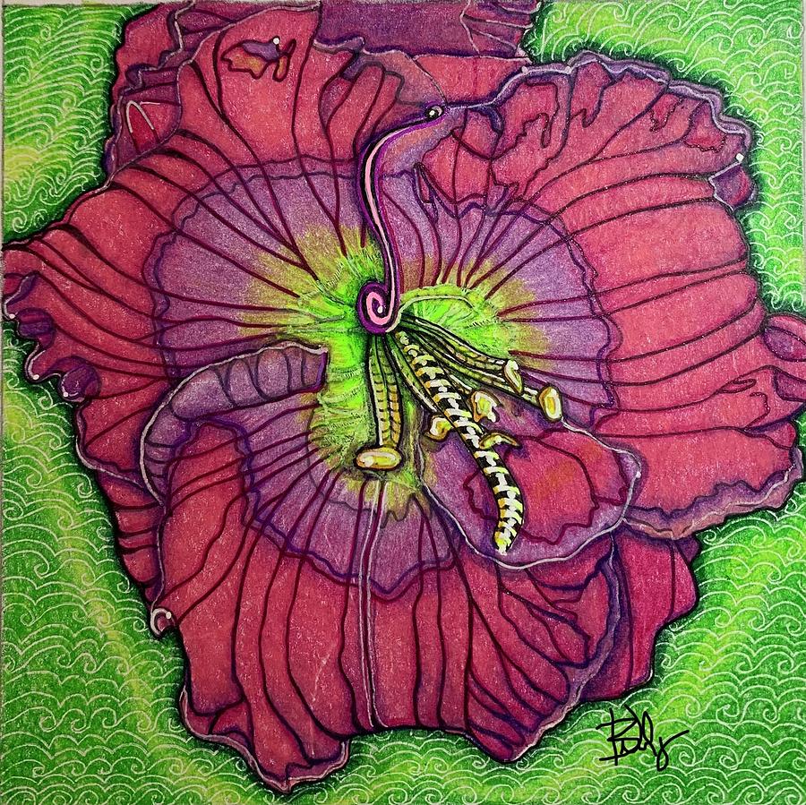 Daylily Mixed Media by Brenna Woods