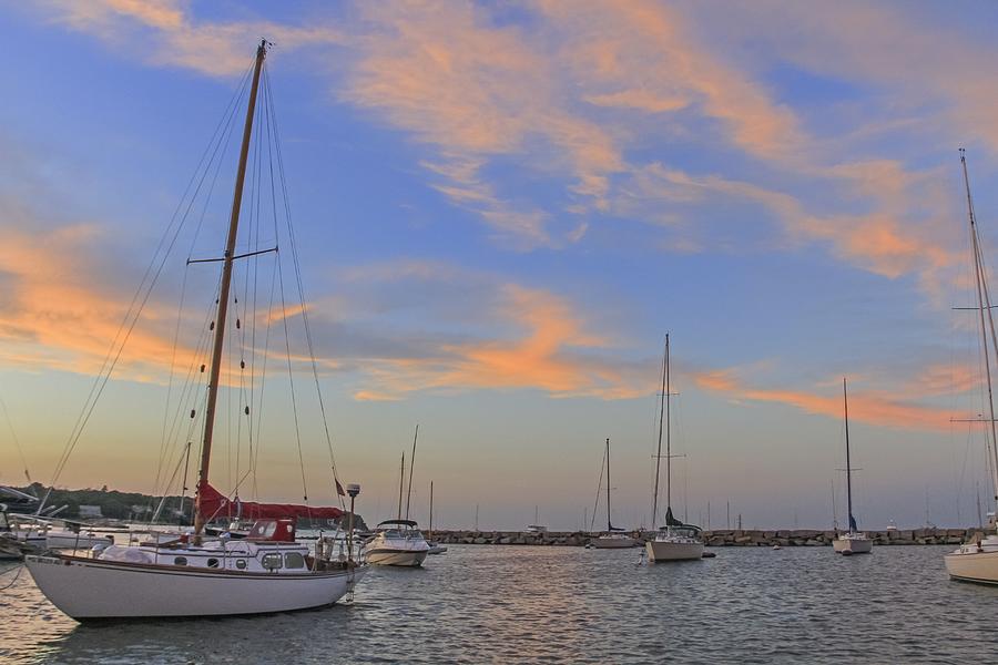 Days end Photograph by Nautical Chartworks